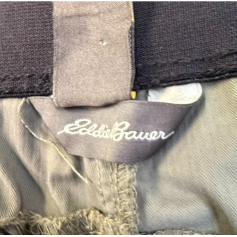 EDDIE BAUER Mens Travex Ultimate Adventure Pull On Cargo Shorts 2XL XXL Green - Picture 7 of 8